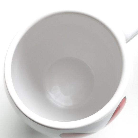 Disney Minnie Mouse Oval Ceramic Mug 18oz | NWOT | Bold Black/Red/White Characte - Picture 5 of 6